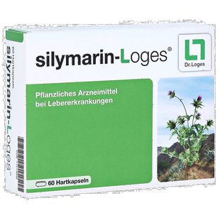 德国药房Loges肝损伤胶囊60粒水飞蓟护肝保肝肝炎硬化