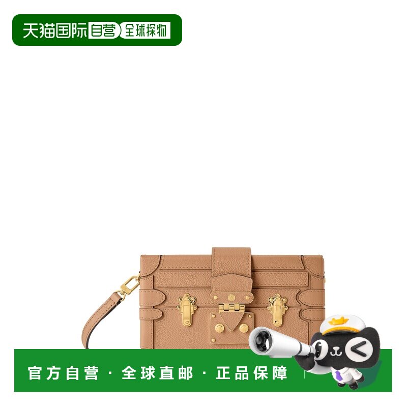 自营欧洲直邮LV路易威登 Petite Malle女士小牛皮手提包斜挎包