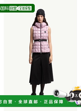 欧洲直邮MONCLER (2025) Emilion 方形绗缝无袖羽绒服