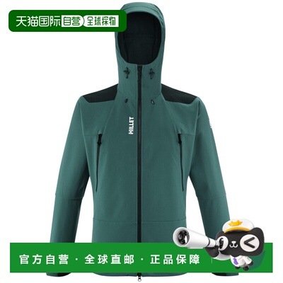 自营欧洲直邮Millet觅乐 K ABSOLUTE SHIELD 男款软壳外套 绿色