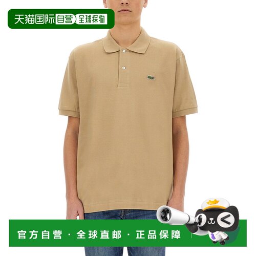 1h可退 欧洲直邮LACOSTE 男士POLO衫 121202S SS2026 米白色 Laco