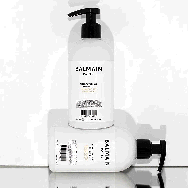 欧洲直邮Balmain巴尔曼美发滋润护色洗发露 300ml 固色保湿修复柔