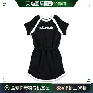 香港直邮Balmain 巴尔曼 女童 徽标连衣裙童装 BU1B01Z1869