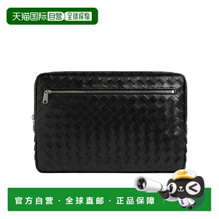 Veneta 香港直邮Bottega Intrecciato编织拉链笔记 99新未使用