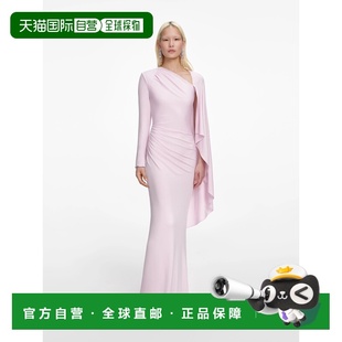 1h可退 香港直邮Self-Portrait 女士 针织垂褶长款连衣裙 RS26505