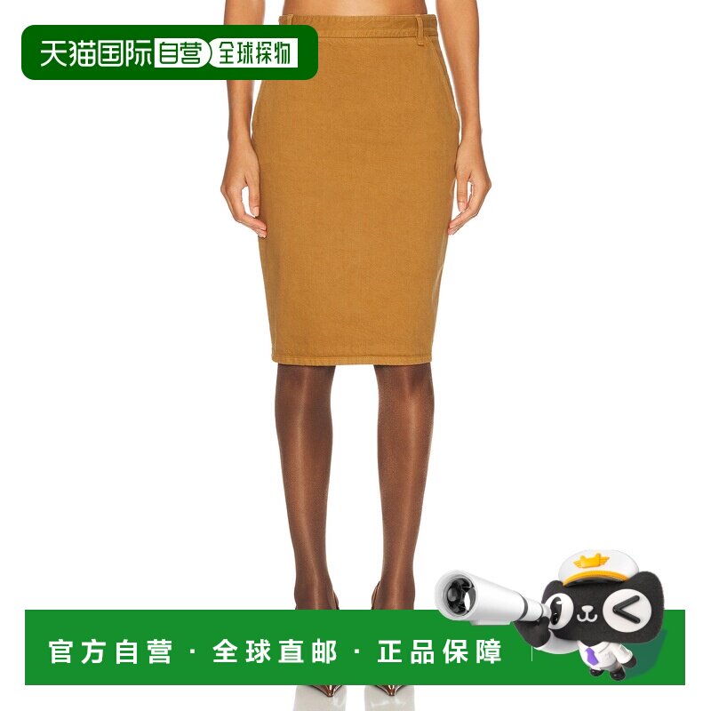 香港直邮Saint Laurent 圣罗兰 女士 铅笔半身裙 845698Y09WJ中裙