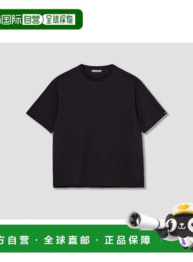 香港直邮Acne Studios 艾克妮 女士 EXFORD U CL0432 缎面标志黑T