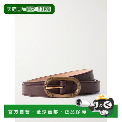 1h可退 Loro Piana 诺悠翩雅 女士 皮革细款皮带 FAQ3263腰带