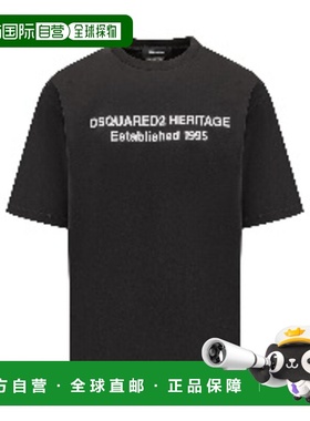 1h可退 香港直邮Dsquared2 二次方 男士 棉质T恤 S74GD1456D20020