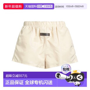 1h可退 香港直邮essentials fear of god 女士 短裤 beige米色 舒