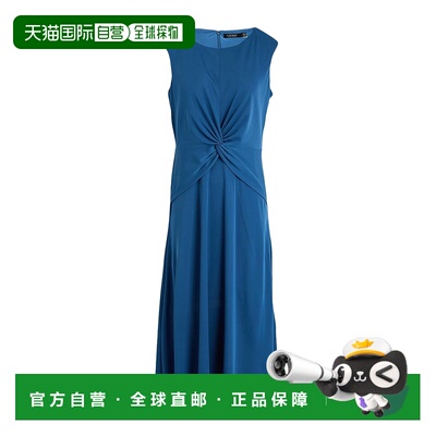 香港直邮Lauren Ralph Lauren 女士 中长连衣裙 blue蓝色 舒适时
