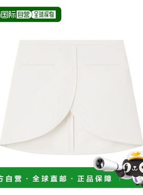 1h可退 欧洲直邮COURREGES 女士半身裙 224CJU171PL00070030a字裙