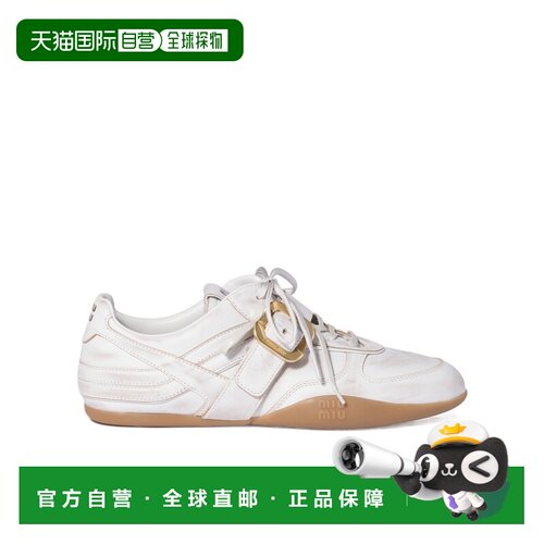 1h可退 Miu Miu 带扣运动鞋 5E549E3F33FA005