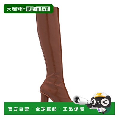 1h可退 香港直邮Bottega Veneta 葆蝶家 女士 Atomic 漆皮及膝靴