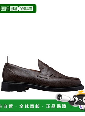 香港直邮Thom Browne 徽标圆头乐福鞋 MFL085A06257一脚蹬