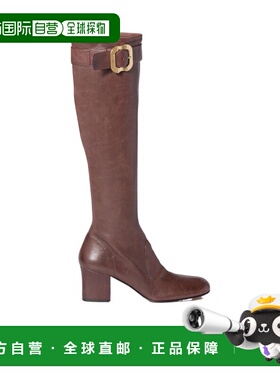 香港直邮Miu Miu 带扣长筒靴 5W548E038FA065缪缪厚底鞋