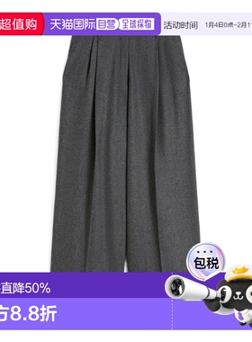 1h可退 香港直邮Max Mara 腰带环休闲裤 9136065306阔腿裤裤子