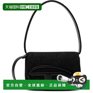 1h可退 香港直邮Diesel 迪赛 女士 黑色 1DR 单肩包 X08396P6901