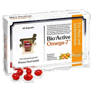 欧洲直邮法尔诺德PharmaNord沙棘油维A维E眼鼻口私处黏膜胶囊60粒