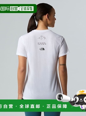 自营欧洲直邮北面 Multiple Placement Graphic女士T恤 THE NORTH