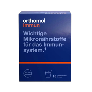 欧洲直邮德国Orthomol奥适宝immun复合维生素免疫力男女冲剂15包