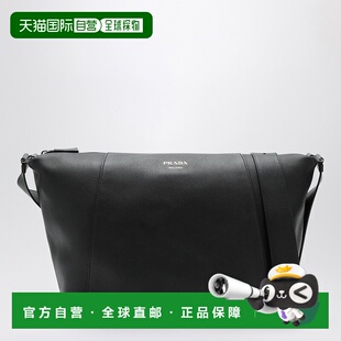1h可退 香港直邮Prada 普拉达 男士 黑色皮革肩包 2VH177OOO2CYS