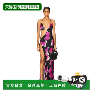 Cin 连衣裙 女士 蝴蝶斑纹长款 S1046 Villa 香港直邮Cin