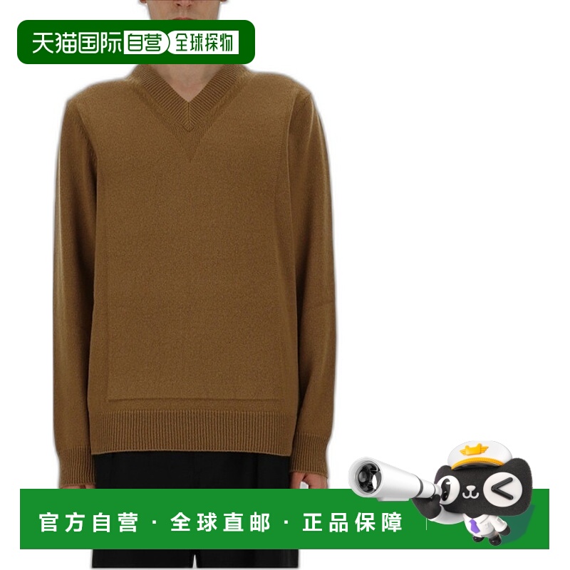 香港直邮Jil Sander V领毛衣 J22GP0208J14711