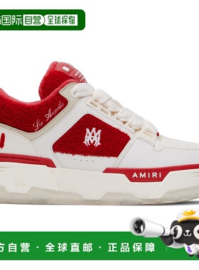 1h可退 香港直邮AMIRI 男士 白色 Varsity MA-1 运动鞋 AMFOSR108
