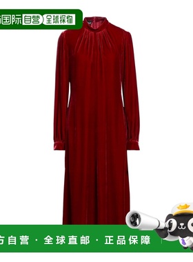 香港直邮moschino 女士 中长连衣裙 red红色 舒适时尚