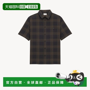 衬衫 多色卡其色棉尖领短袖 男士 自营欧洲直邮YSL圣罗兰
