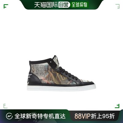 香港直邮FENDI 21SS Karl Kollage高帮休闲运动鞋 Men