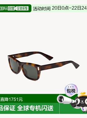 自营欧洲直邮YSL圣罗兰 SL 83女士中哈瓦那色/灰色醋酸纤维玳瑁纹