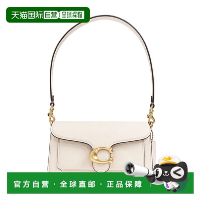 香港直邮COACH 女士手提包 CY201CHALK SS2026 灰色 Polished peb