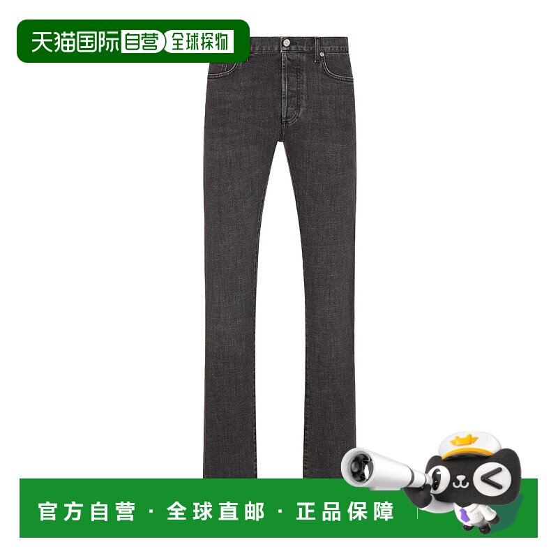 香港直邮Dior 腰带环牛仔裤 193DS00K373X直筒裤