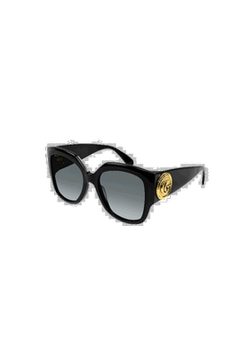 自营Gucci 几何框太阳镜 GG1407S古驰正品百搭显脸小高级感