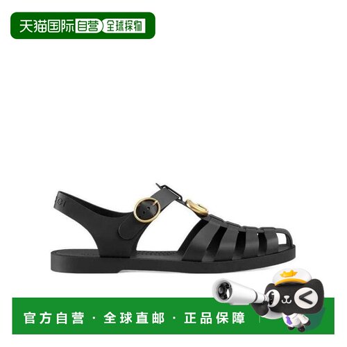 自营1h可退 Gucci 搭扣绑带凉鞋 463463J8700拖鞋编织鞋