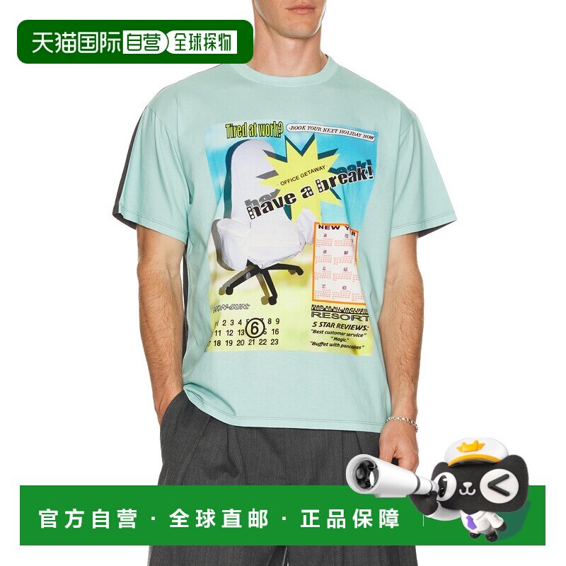美国直邮Mm6 Maison Margiela 马丁 马吉拉 MM6 男士 T恤 SH0GC00
