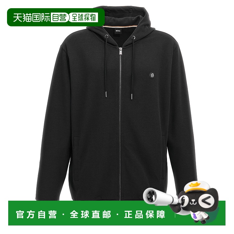 1h可退 欧洲直邮hugo boss 男士 帽衫运动夹克衫卫衣