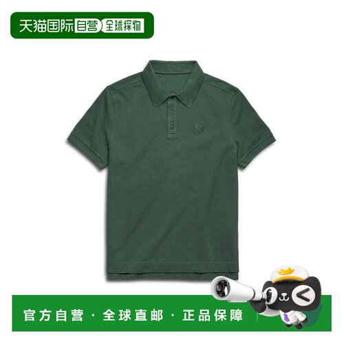 欧洲直邮自营Canada Goose加拿大鹅 男士亮绿色棉质短袖POLO衫