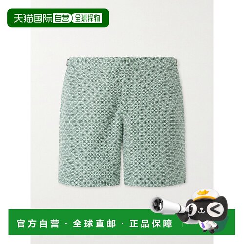 1h可退 香港直邮Orlebar Brown 男士 Bulldog Portico 直筒中长印