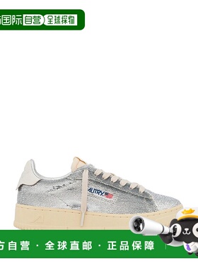 1h可退 香港直邮AUTRY 女士 DALLAS SPARKLING 低帮银色白色亮片