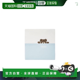 香港直邮Fendi BUJ282ST8 徽标针织毛毯