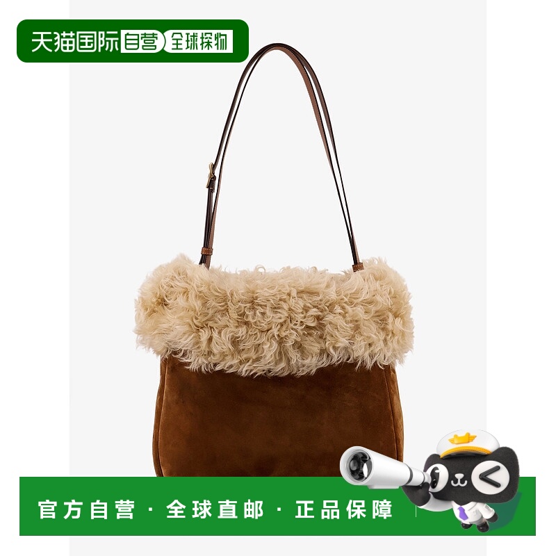 1h可退 香港直邮Saint Laurent 圣罗兰 女士 profile 绒面革毛羊