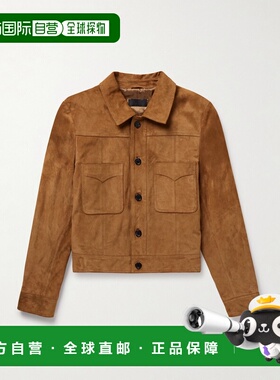 1h可退 香港直邮NILI LOTAN 男士 Nikita 绒面革夹克 22187L165MT