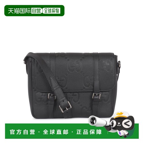 1h可退 香港直邮GUCCI 男士斜挎包 760234AABY01000 AW2025 黑色