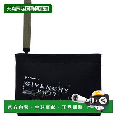 1h可退 香港直邮Givenchy 纪梵希 男士 黑色 GIVENCHY Tote Canva