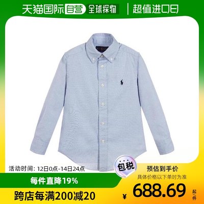 自营｜Polo Ralph Lauren TEEN长袖扣角领衬衫 323819238