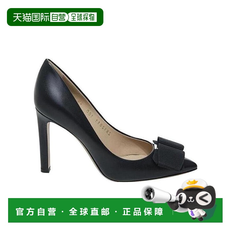 香港直邮Salvatore Ferragamo 蝴蝶结高跟鞋 060143菲拉格慕