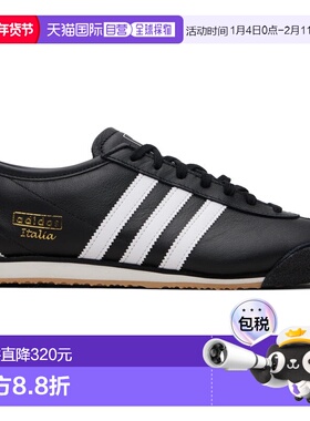 1h可退 香港直邮Adidas 男士 黑色 Italia 70s 运动鞋 JS1324Blac